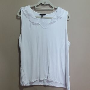 Banana Republic White Tank Top Size XL